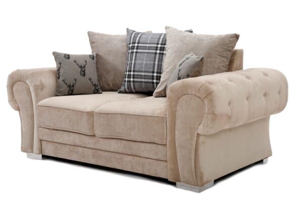 Verona Scatter Back 3+2 Seater Sofa Mink - Image 7