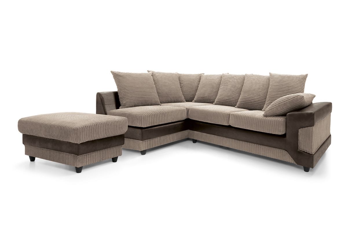 Dino Left Hand Corner Sofa Beige - Image 3