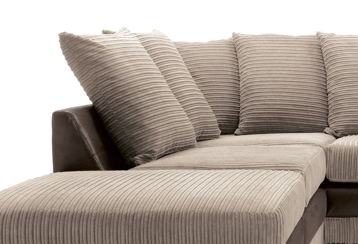 Dino Left Hand Corner Sofa Beige - Image 7