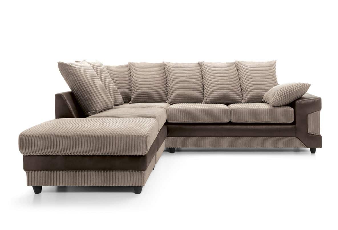 Dino Left Hand Corner Sofa Beige - Image 4