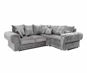 Verona Scatter Back Right Hand Corner Sofa Grey (4)